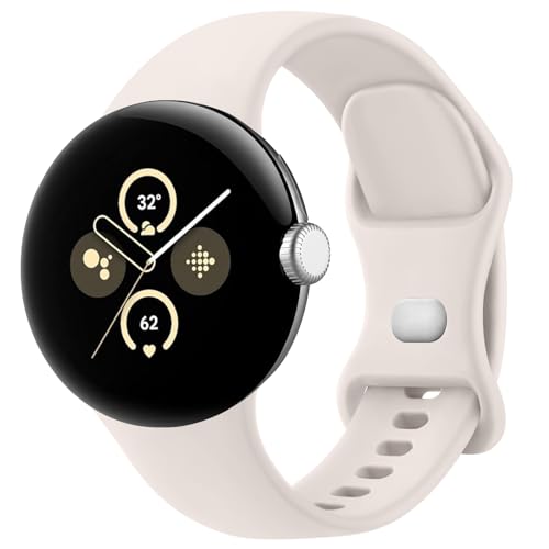 Correa de silicona para Google Pixel Watch 41mm miniatura 1