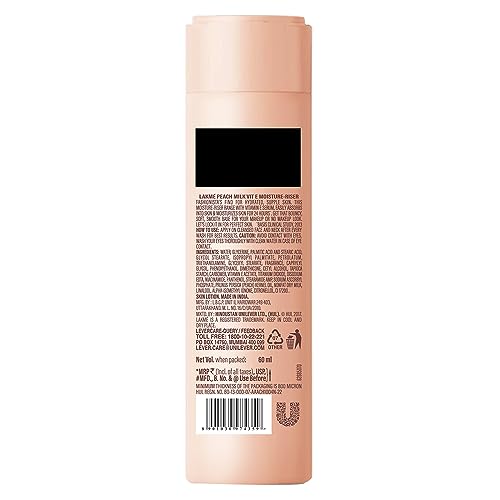 Image of LAKME Peach Milk Moisturizer Body Lotion 60 Ml (Pack of 2)