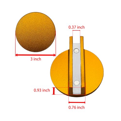 Image of Jack Pad Suitable for Universal Vehicles 0.4 inch Slotted Aluminum Groove Frame Guide Rail Adapter(Orange)