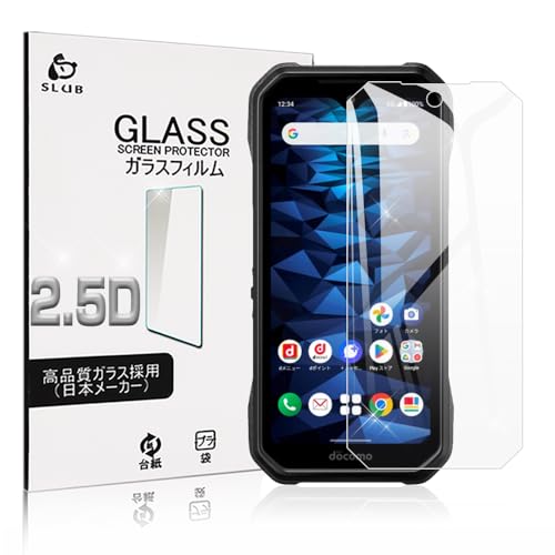 SLuB DuraForce EX KY-51D �K���X�t�B���� �N���A DuraForce EX KC-S703 KC-S603 �����K���X�t�B���� 2.5D�S�ʕی� DuraForce EX �p �t���ی�t�B���� ��ʕی�V�[�g 0.3mm���� �w��h