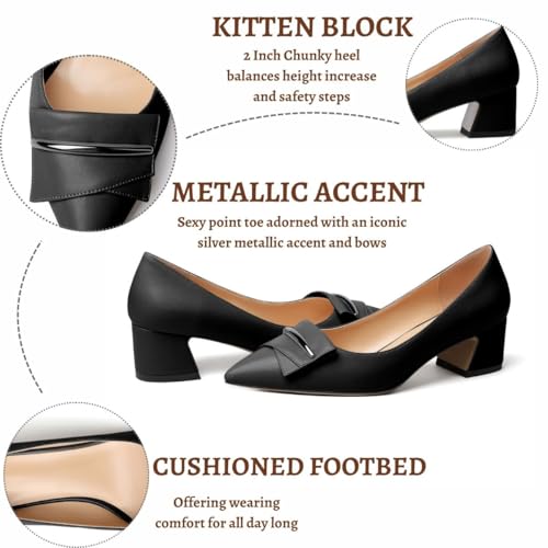 Image of YODEKS Slingback Kitten Heels for Women