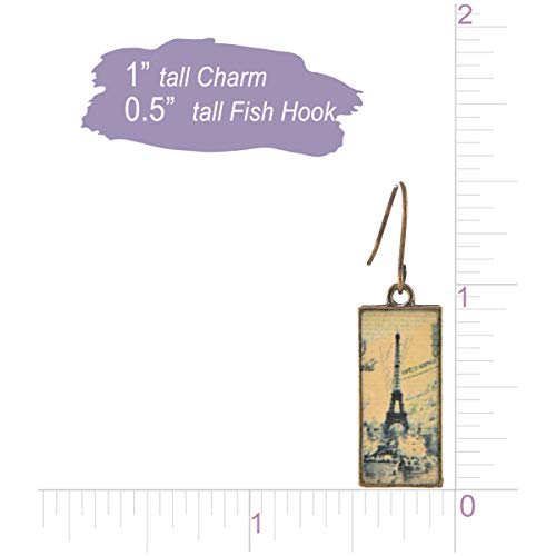 Whimsical Antique Charm Dangle Earrings2