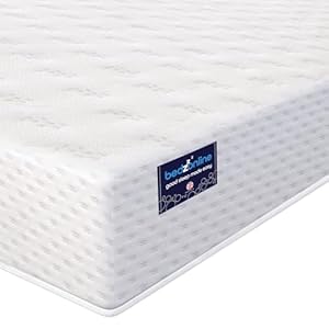 BEDZONLINE Memory Foam Mattress - 3ft Single Size (190 x 90 x 11 cm) | Firm with Therma-Pure & Reflex Foams | Orthopaedic Sleep Support | UK Made, Breathable & Hypoallergenic