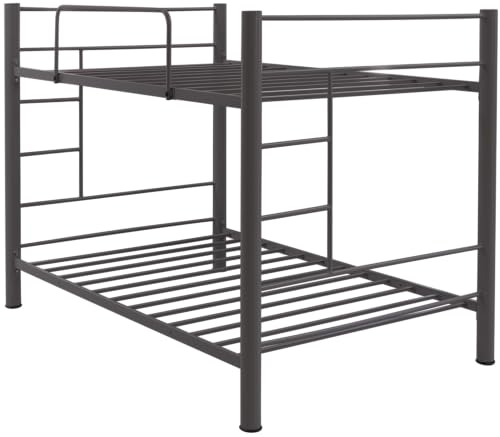 Consejos para Comprar Precio de Literas en Coppel comprados en linea. 48 Litera Matrimonial Doble Escalera y Barandal De Seguridad, Literas de Metal Reforzado | Diseño Compacto y Moderno , Estructura metalica y Resistente. Alto 150 cm x Ancho 136.5 cm...