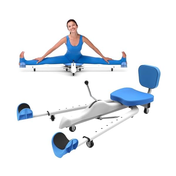 Split machine leg split stretching machine splits trainer adjustable fitness training equipment for ballet yoga sports training improve flexibility load capacity 300lbs  urban country home decor