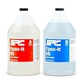 SPRESIN Epox-It 80 Clear Epoxy Resin Kit, for Beginners & Experts Alike - Clear Epoxy Coating Ideal for Bar Top, Countertop, Tabletop- Crystal Clear Formula for Jewelry Art, & Laminating (2 Gallon)