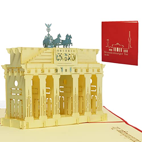 Pop Up 3D Card, Greeting Card, Travel Voucher, Brandenburg Gate B...