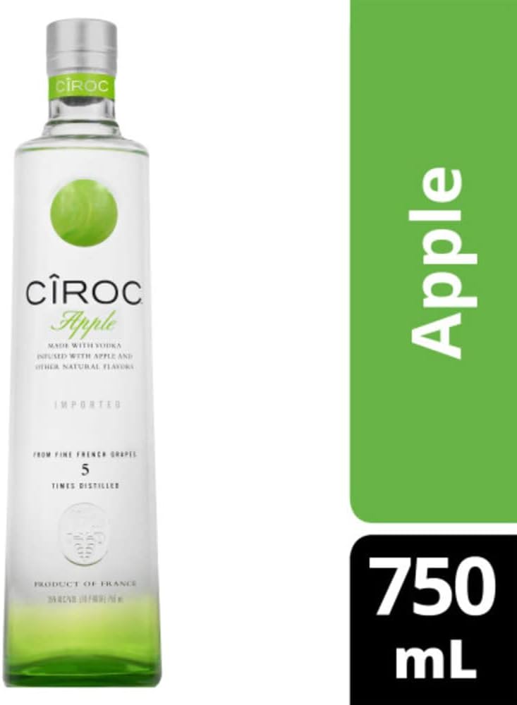 Ciroc Flavored Vodka, Apple, 750 mL, 70 Proof