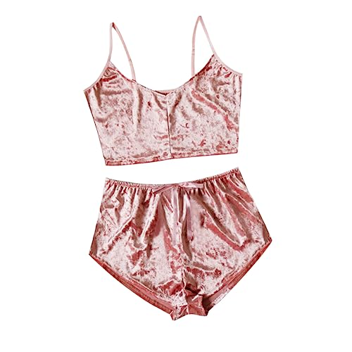 BESPORTBLE Conjunto de Lencería V de Mujer Lencería Atractiva Color Rosa y Ocasiones Nocturnas