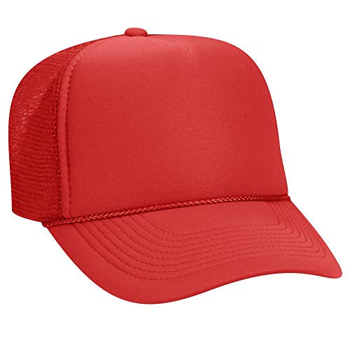 Image of OTTO Polyester Foam Front 5 Panel Pro Style Mesh Back Trucker Hat