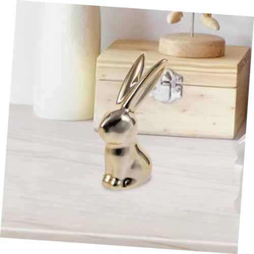 Figurines de lapin en céramique faites main pour une décoration chic