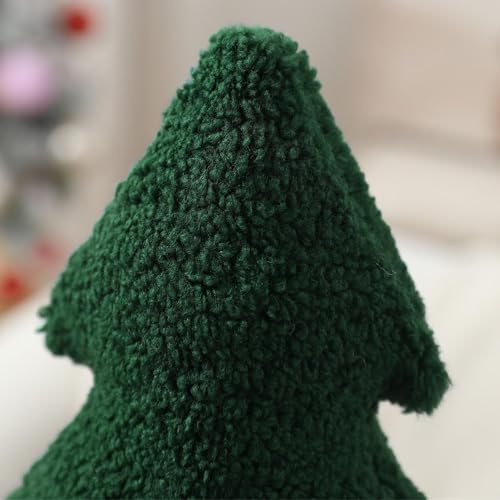 Image of Tickles Christmas Tree Soft Stuffed Plush Pillow Cum Toy for Kids Boys & Girls Birthday Gift (Color: Green, Size: 35 cm)