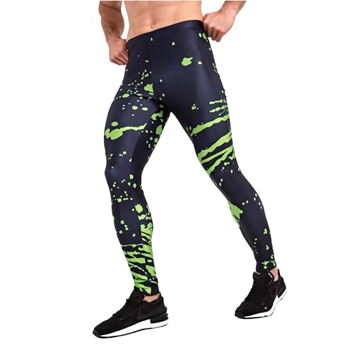 Kapow Meggings Originals Men's Fashion Leggings, 4-Way Stretch Tights for Festivals, Travel, Lounging & Everyday Wear