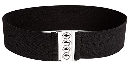 Women's Wide Stretch Belts Retro Fashion Elastic Cinch Corset Waist Belt For Dresses