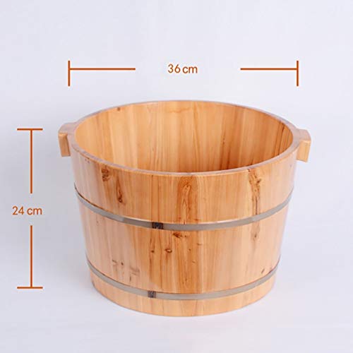 Cubeta de Madera para Baño de Pies Spa y Pedicura miniatura 2