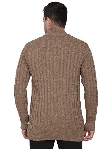 Image of Matelco Mens Woollen Buttoned Sweater Full Sleeves for Winters