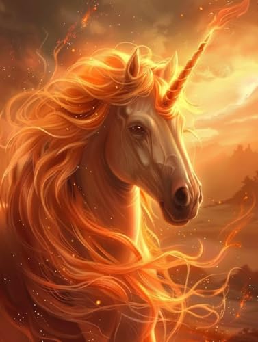 Diamond Art Cristal Licorne 100x130cm | Broderie Haut de Gamme pour Adulte