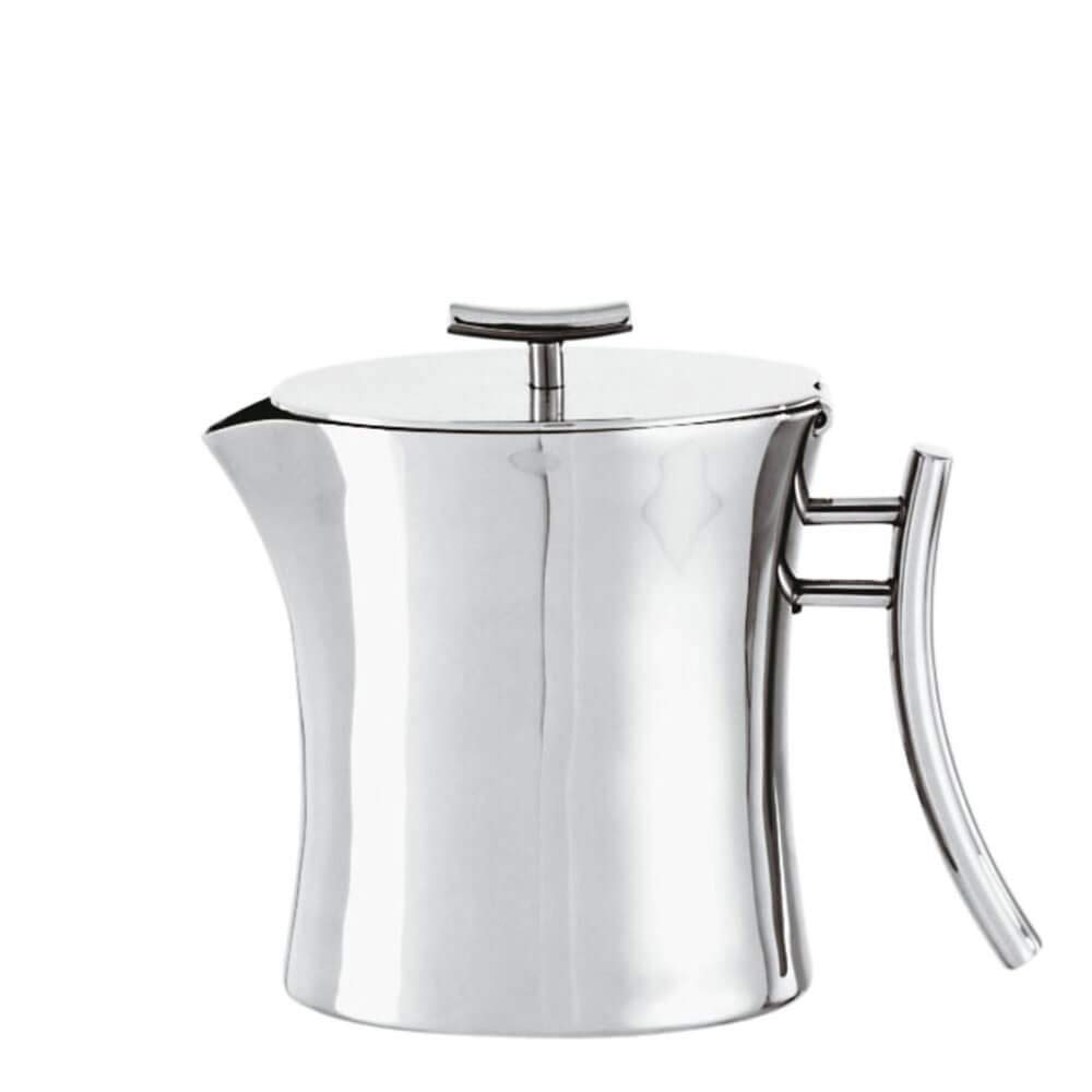 Théière Cl 100 Bamboo en acier inox argentato haute haute finition