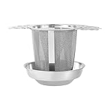 Stainless Steel Tea Strainer, Large Mesh Infuser Basket, 2.76x4.45 Inch,...