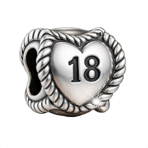 Abalorio de plata de ley 925 de cumpleaños para lucir en tu pulsera en fiestas y eventos