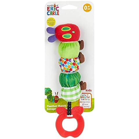 The Very Hungry Caterpillar Teether Rattle, by Rainbow Designs Cover