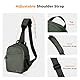K&F Concept Kameratasche, Kamera Sling Tasche Schultertasche Fotorucksack Klein, Wasserdichter Kamerarucksack, Verstellbarer Schultergurt Kamera Rucksack für DSLR/SLR Kamera Objektiv