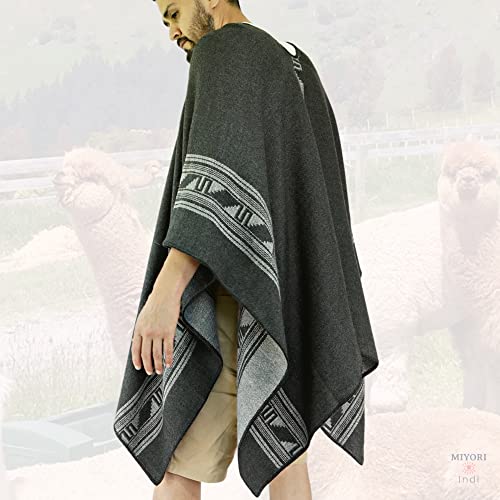 Alpaca Poncho Men Ponchos Adult Wool Poncho Men Pancho Men Mens Poncho Cloak3