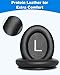 Link Dream Ear Pads for Bose QuietComfort 45 Headphone Replacement Soft Protein Leather Memory Foam Earpads Ear Cushions Cover Soft & Comfortable, Noise Isolation, Easy to Install (QC45 Black)