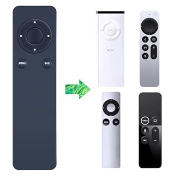Controle remoto de substituição compatível com Apple TV 4K 1 2 3 A1427 A1469 A1378 A1294 MD199LL/A MC572LL/A MC377LL/A MM4T2AM/A MM4T2ZM/A MacBook iPhone Dock Music System