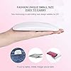 Aokitec-Mini-UV-LED-Nail-Lamp-Portable-Gel-Light-Mouse-Shape-Pocket-Size-Nail-Dryer-with-USB-Cable-for-All-Gel-PolishWhite Aokitec UV LED Nail Lamp - UV Light for Nails Portable LED Nail Dryer for Curing All Kinds of UV Nail Gels Nail Glue Gel Nail Polish Small but High Efficient for Salon Use Home DIY, White