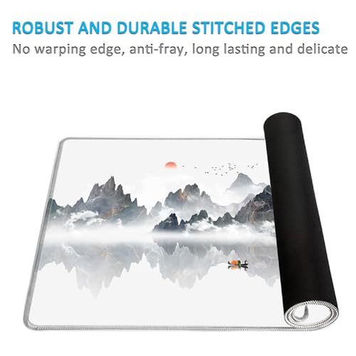 Tapis de bureau multifonction 100x60 cm idéal pour un espace net - 6