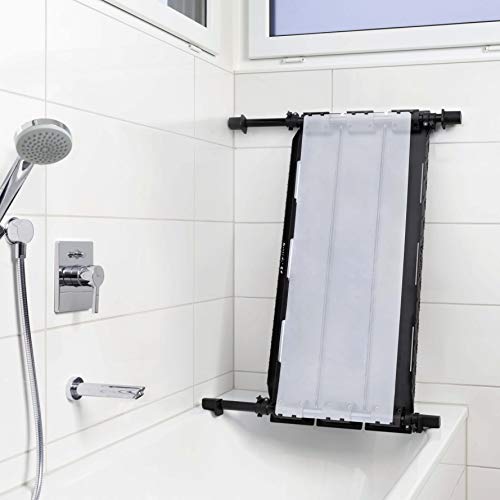 Skund DogShower - Aus Aluminium - Hundedusche für Ihre Badewanne zur optimalen Pflege Ihres Hundes Hundehygiene - Hundepflege - platzsparend (XL)