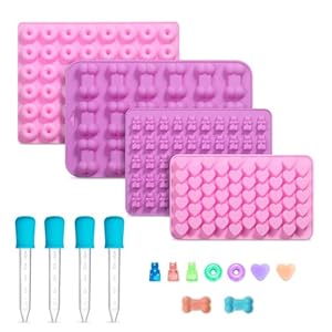 Oviseen CandyMold-4 Silikonformen Set 4 Stück