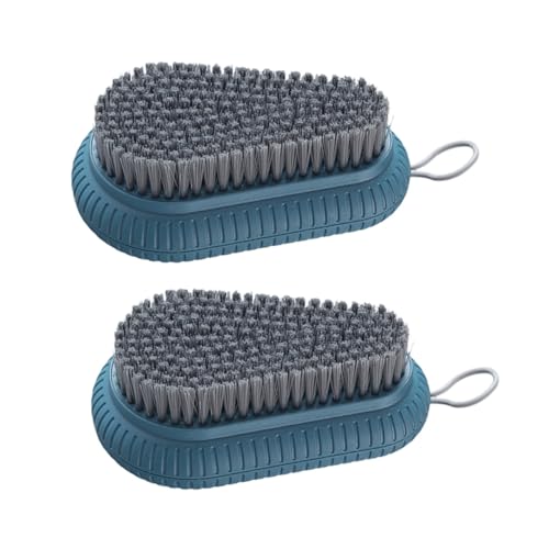 iplusmile 2 Piezas Cepillo Multifunción para Ropa y Zapatos Ergonómico y Portátil para Pretratamiento de Manchas y Limpieza