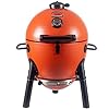 Char-Griller E36714 AKORN Jr. Kamado, Orange Portable Charcoal Grill