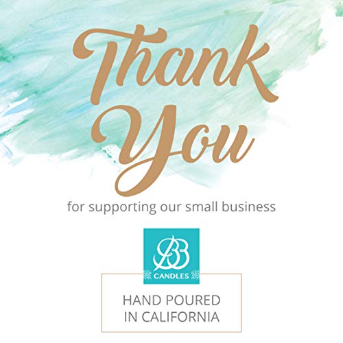 BB Candles Mermaid Shore Artisan Hand Poured Candle, Natural Soy Wax, Fragrant Coastal Candle with Strong Scents, 8oz, 50+ Hours Burn Time (Turquoise Bay Coconut Amber Scent, Green Jar) - Image 7