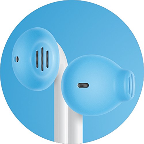 EarSkinz EarPod Covers (ES2) - Turquoise - for Apple iPhone 7 / 6S / 6 / 5S / 5SE / 5C / 5