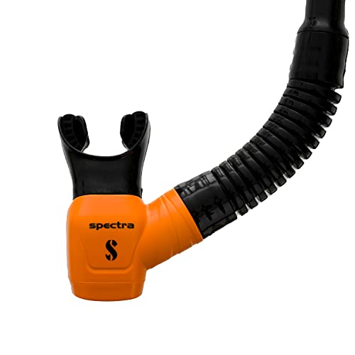 SCUBAPRO Spectra Snorkel, Negro/Naranja miniatura 2