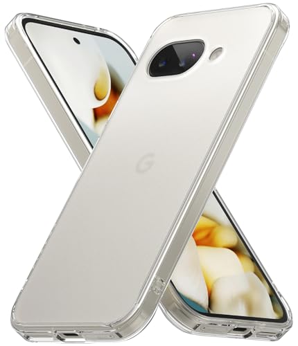 Image of Ringke Fusion Matte Compatible with Google Pixel 9a Case Cover Anti Fingerprint Hard Back Soft Flexible TPU Bumper Scratch Resistant Natural Form Pixel 9a Back Cover - Matte Clear