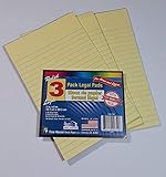Legal Ruled Notepads - 3 Pack