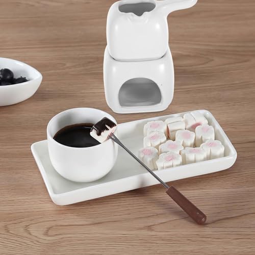 Ollas de Cerámica para Fundir Chocolate para Postres miniatura 4