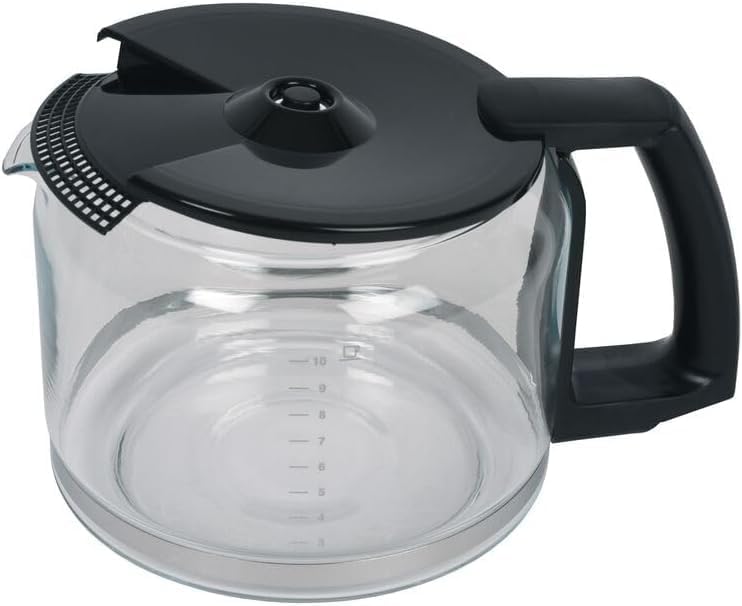 Carafe F0344210F Replacement for Coffee Maker Glass Carafe Compatible with Krups 130, 136, 140, 145, 149