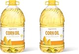 Amazon Grocery, Corn Oil, 128 Fl Oz, Pack of 2 (Previously Amazon Fresh, Packaging May Vary)