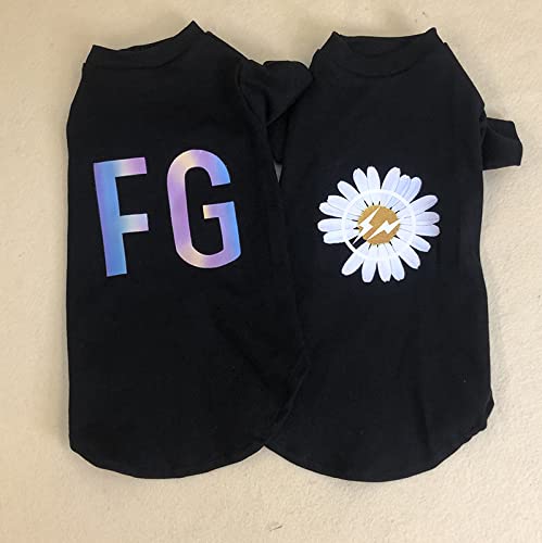 HCCY Sphinx Devon Haarlose Katze Baumwollkleidung Frühling Und Sommer Schwarzes Schmutzabweisendes Hemd,Chrysantheme,S Cover