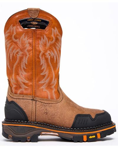 Cody James Men's 11" Decimator Western Work Boot Nano Composite Toe - Dbp-122