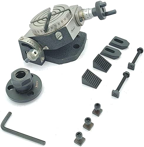 Fraiseuse rotative de table 80 mm pour modélisme et usinage M6