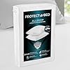 Protect-A-Bed AllerZip Standard 20 x 26 Pillow Protectors (Set of 2), Bed Bug and Dust Mite Proof, Noiseless and Odor-Resistant Pillow Covers, 100% Waterproof, Machine Washable