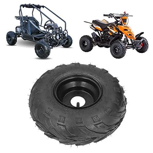 145 70 6 ATV Neumático sin Cámara Neumático con Llanta de 6 Pulgadas Goma Universal para Go Kart UTV Quad Bike 4 Wheelers Powersports Tubos Interiores Neumáticos Tubos Interiores