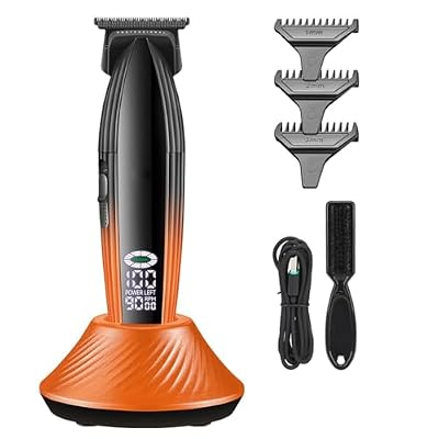DAXXIN Hair Clippers, Electric Clipper 9000 RPM Professional Hair Trimmer Gradient Color Metal Body Carving Push Shear