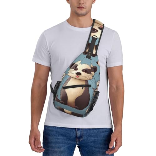 Bolso cruzado de pecho para hombre tipo mochila sling miniatura 7